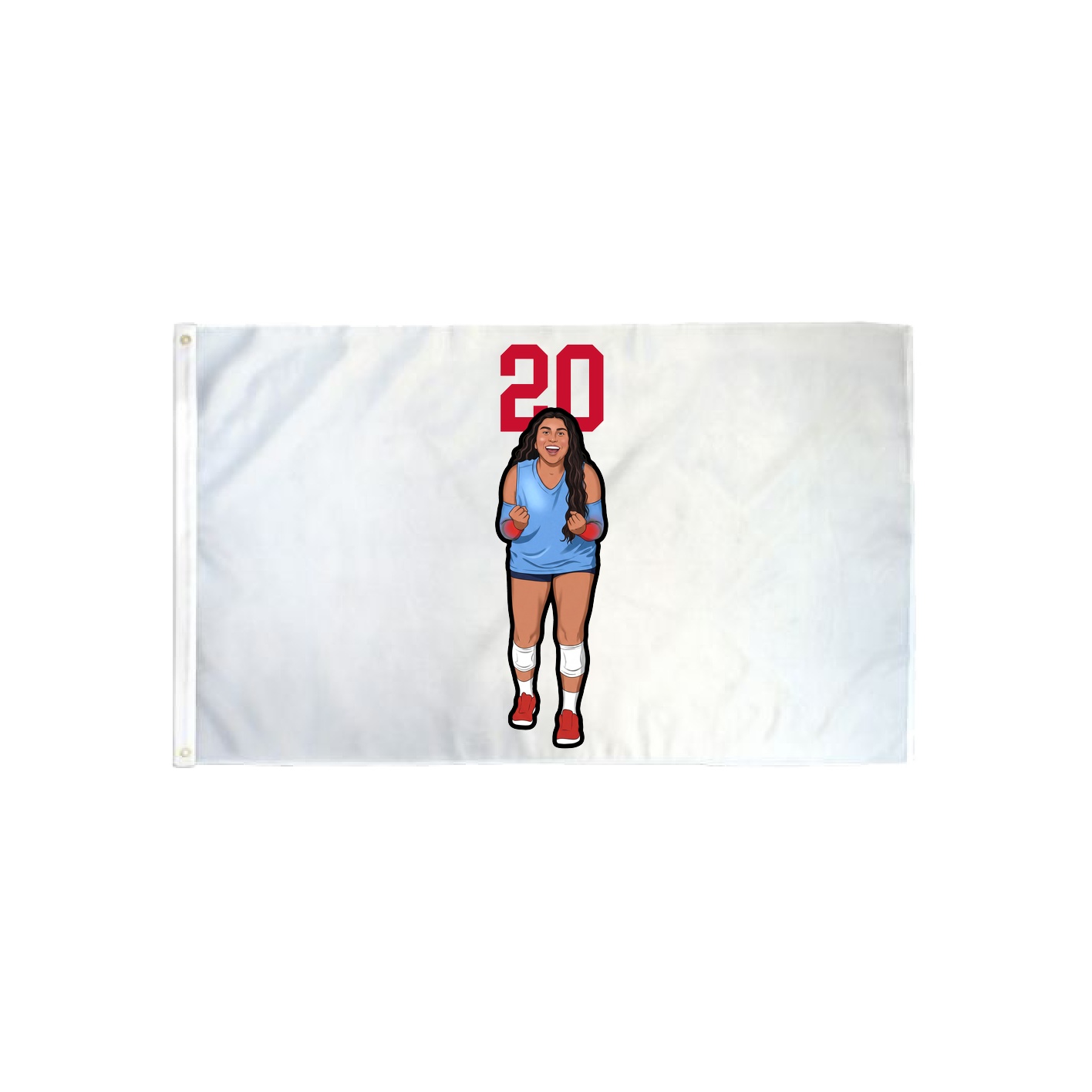 3x5 Flag — Number Top in Classic