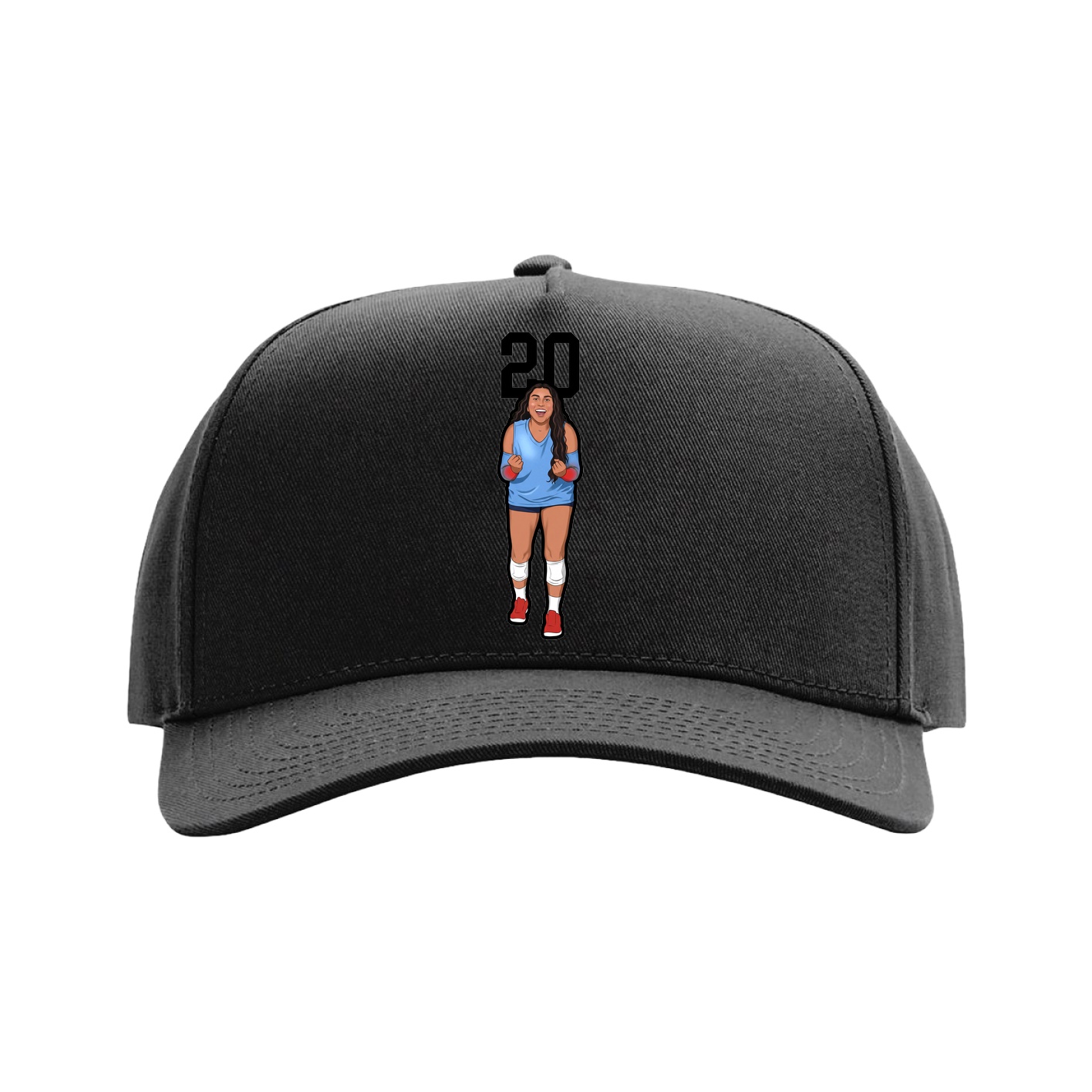 Full Fabric Five-Panel Champ Cap