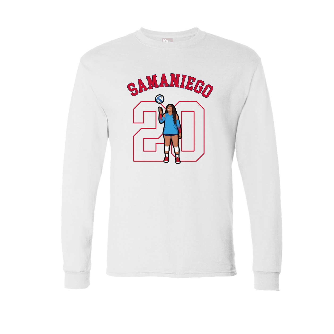 Long Sleeve Tee — Shirsey Arch in White