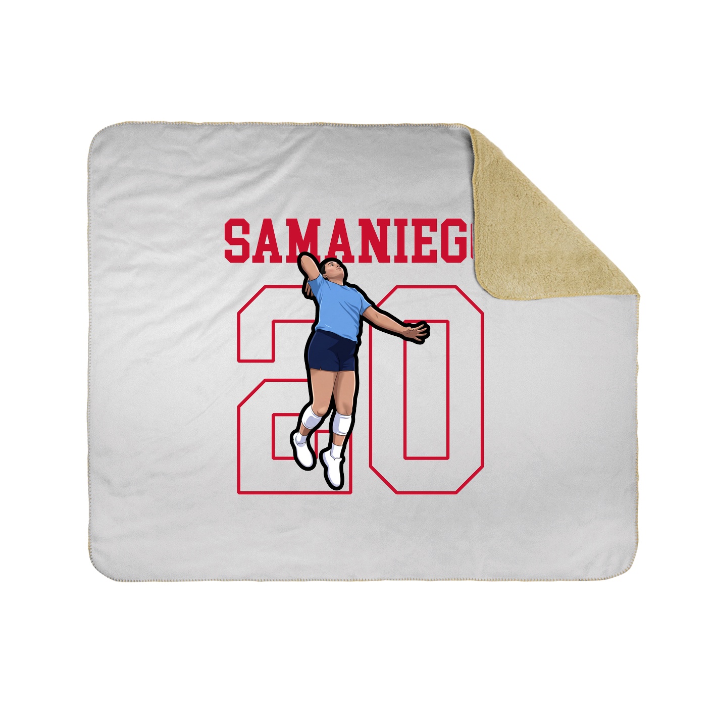 Throw Blanket — Shirsey in White