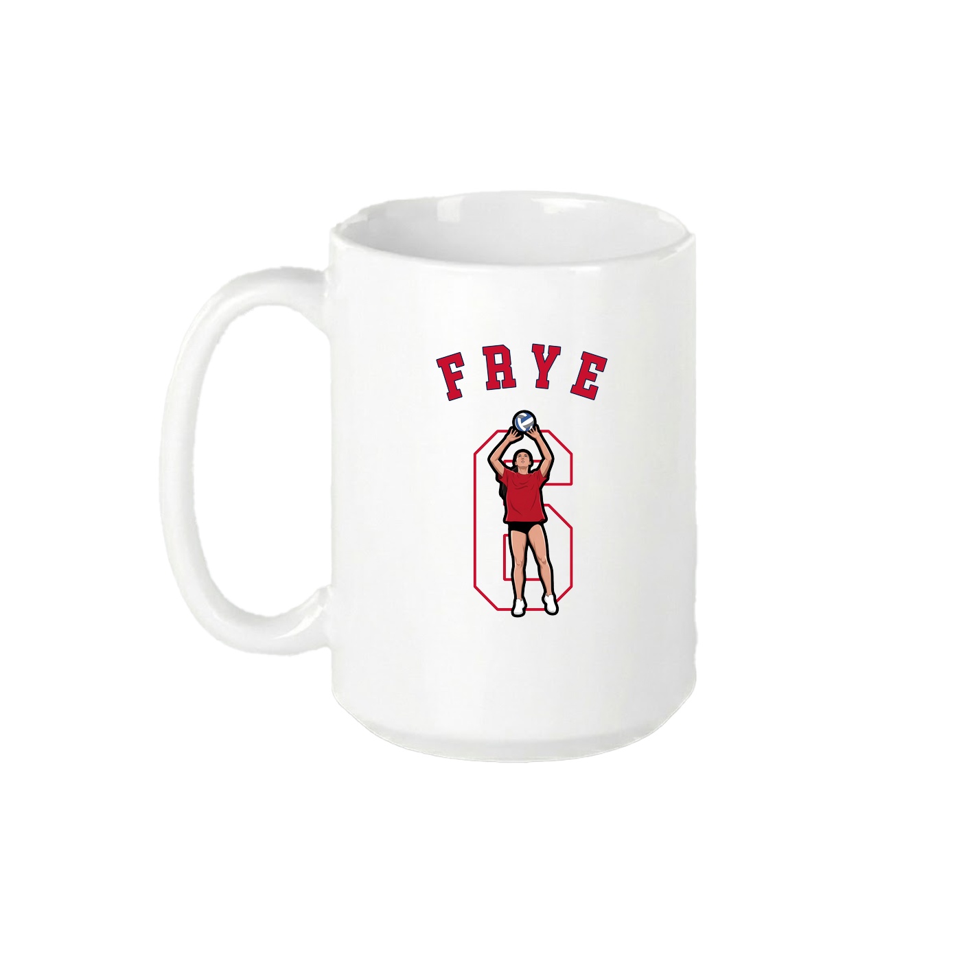 15oz Coffee Mug — Shirsey Arch in White