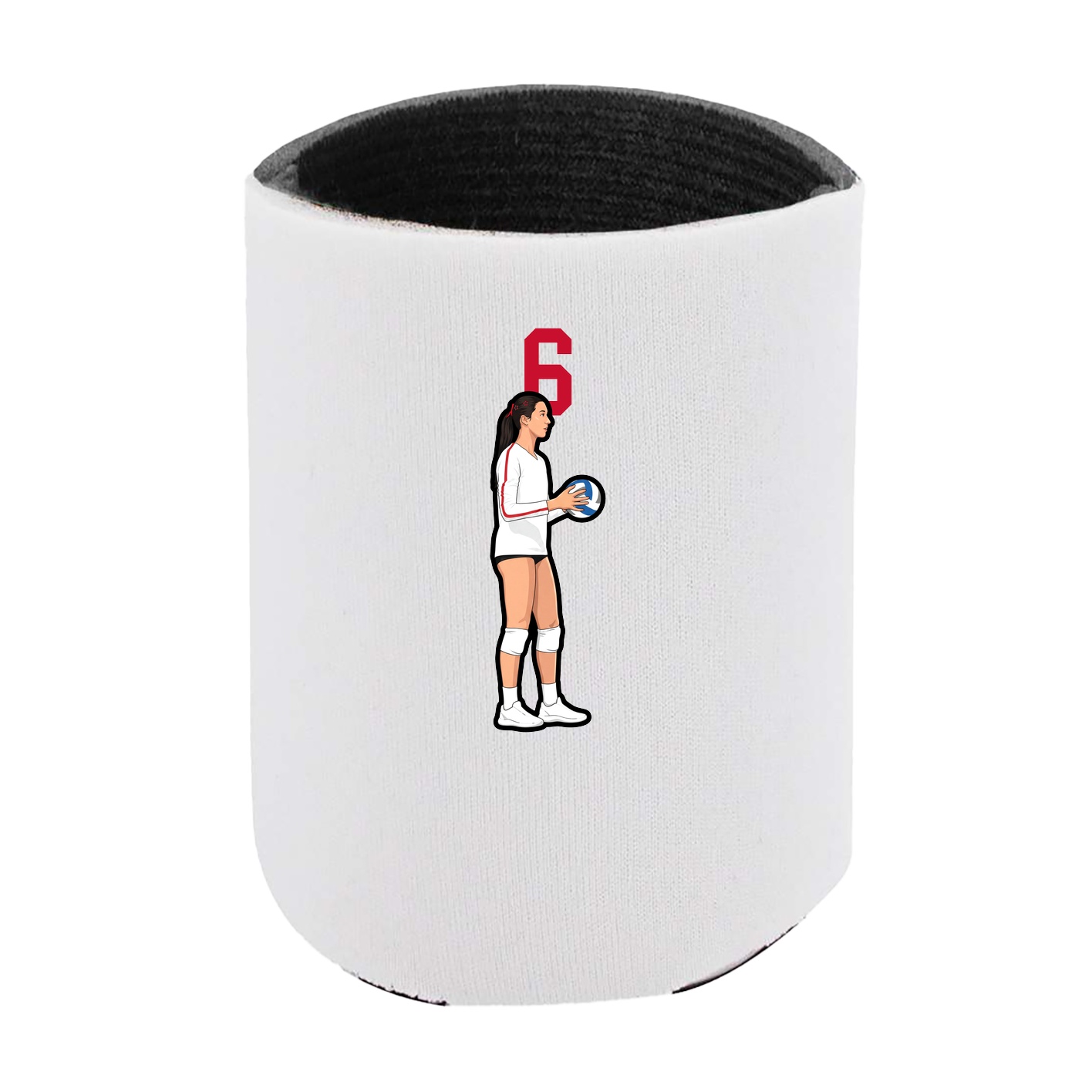 Can Holder — Number Top in White