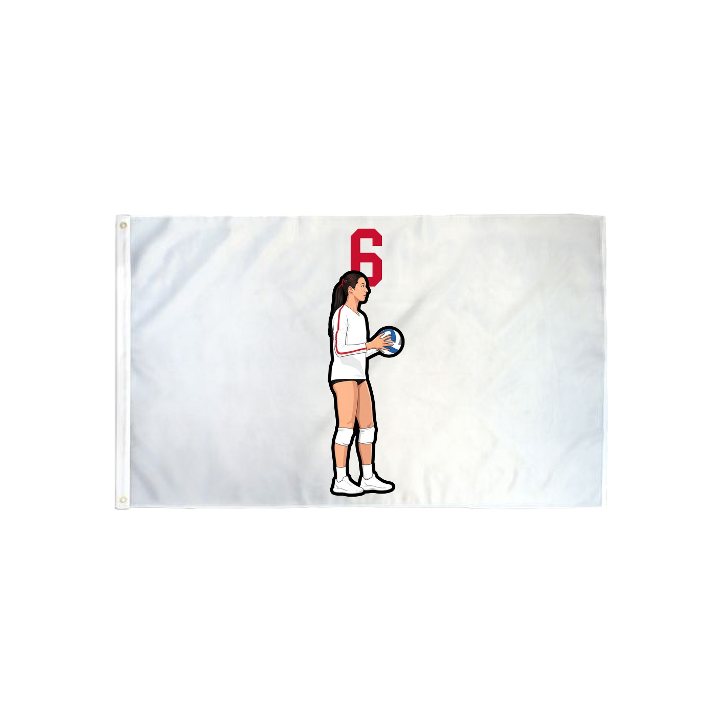 3x5 Flag — Number Top in Classic