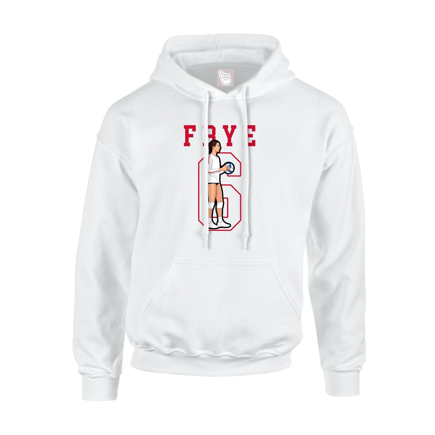 Hoodie — Shirsey in White
