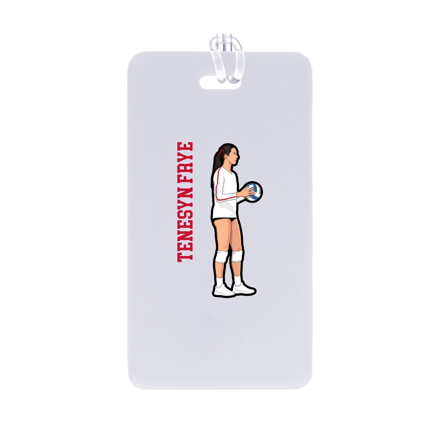 Bag Tag — Name Vertical in Classic