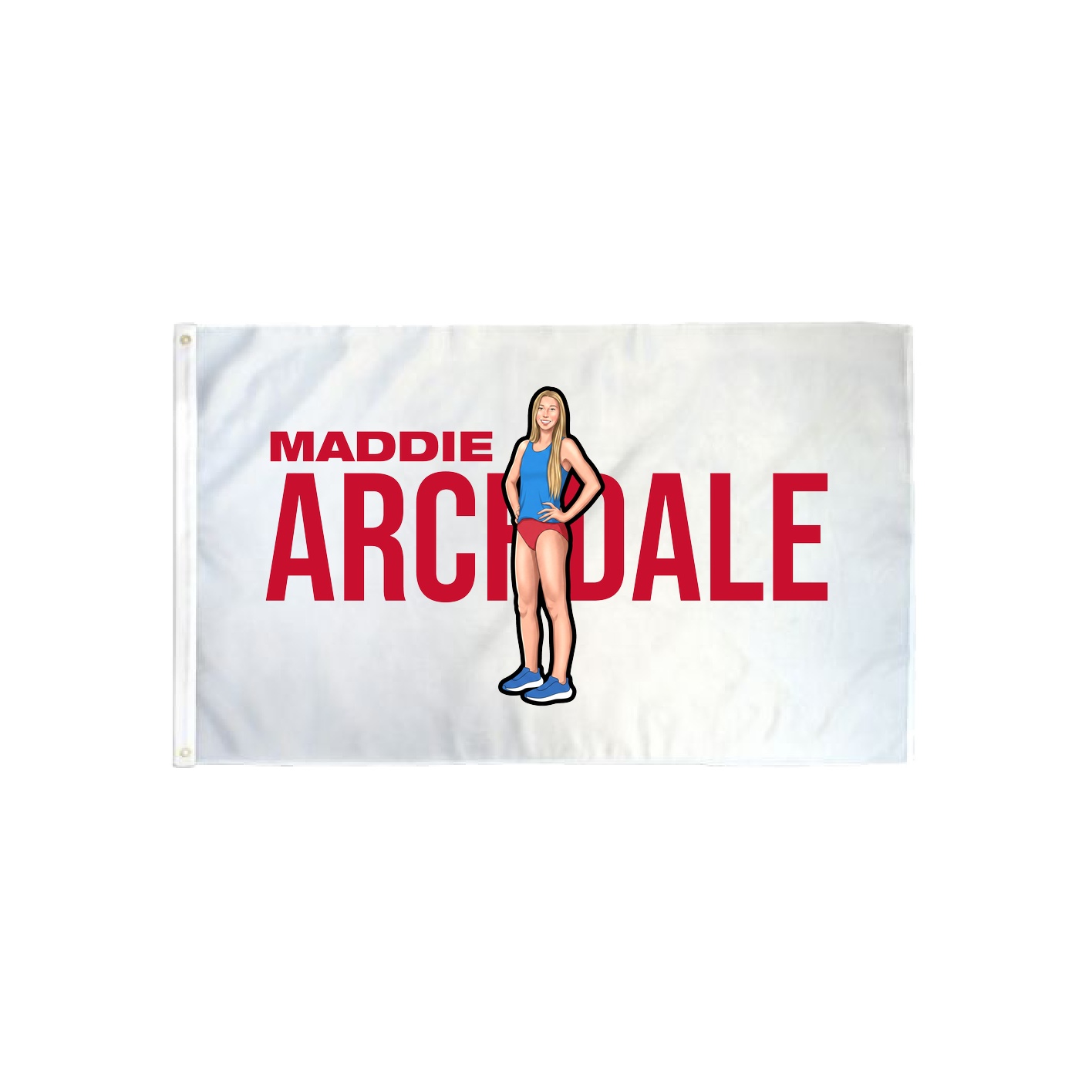 3x5 Flag — Player Name in Classic