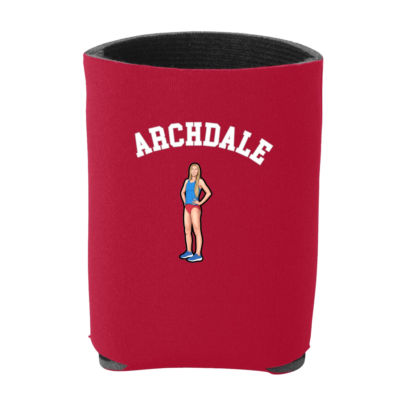 Can Holder — Shirsey Arch in Red
