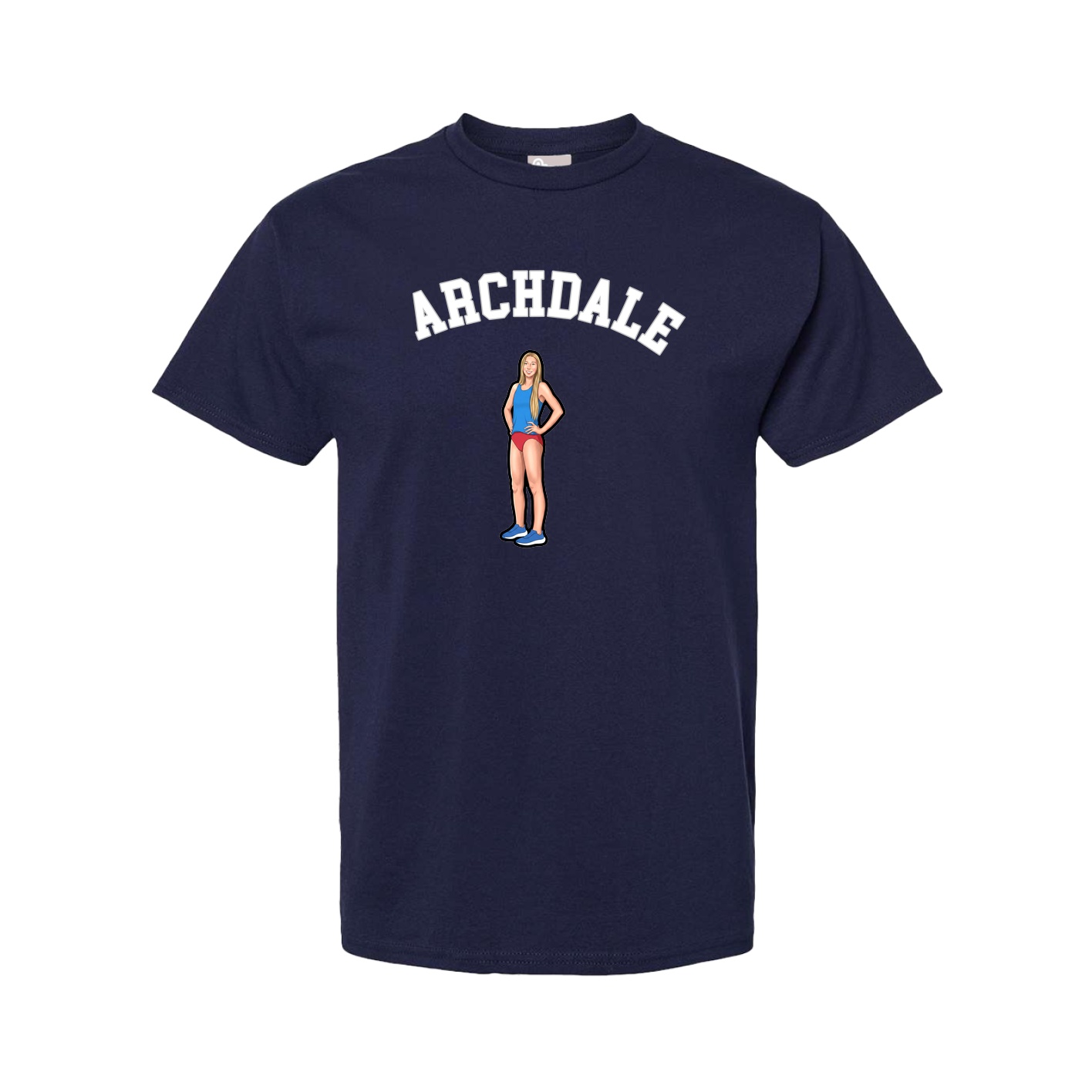 Tee — Shirsey Arch in Navy