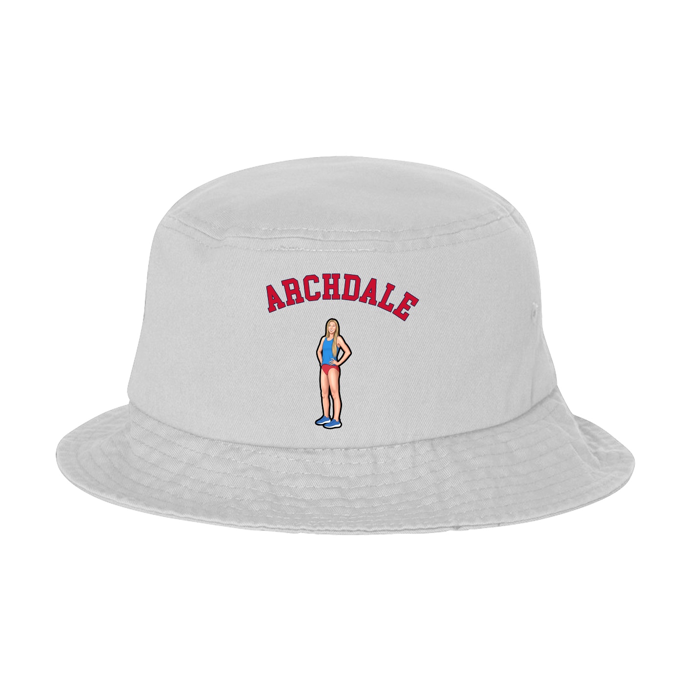 Bucket Cap — Shirsey Arch in White