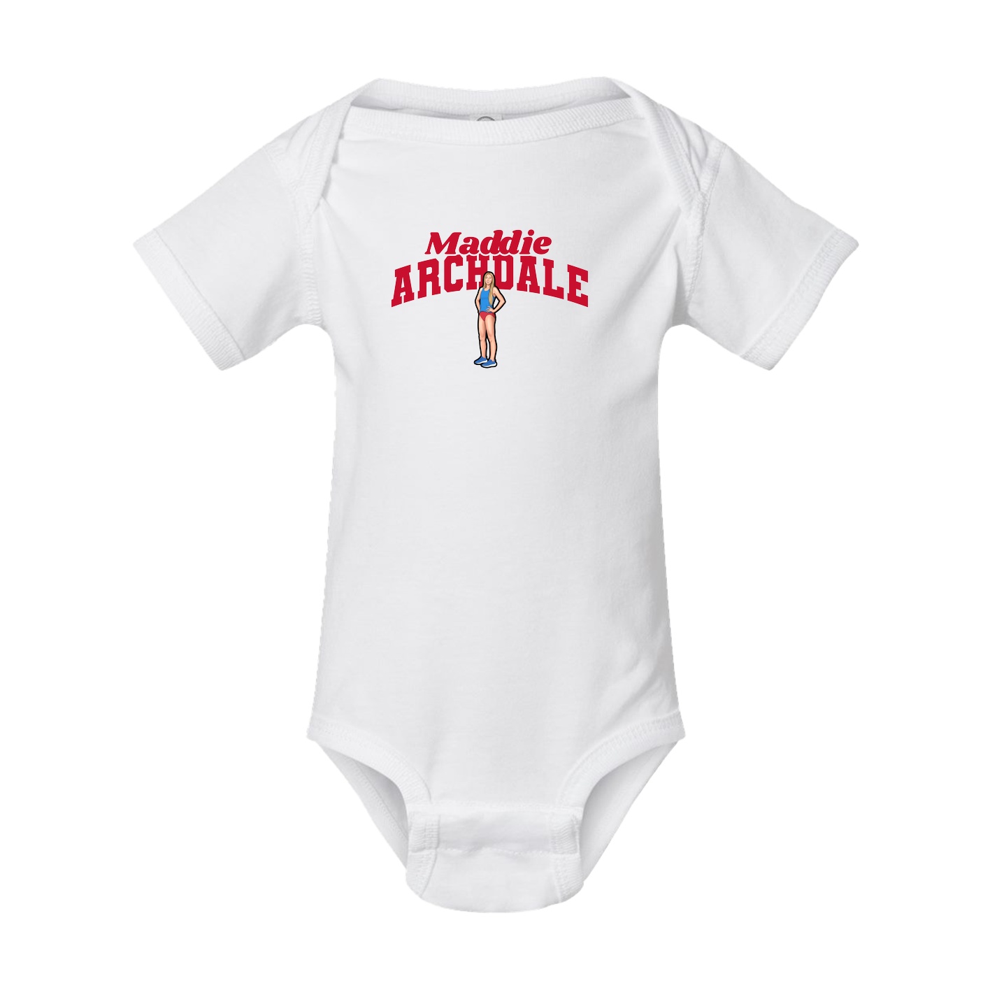 Baby Onesie — Signature Arch in White