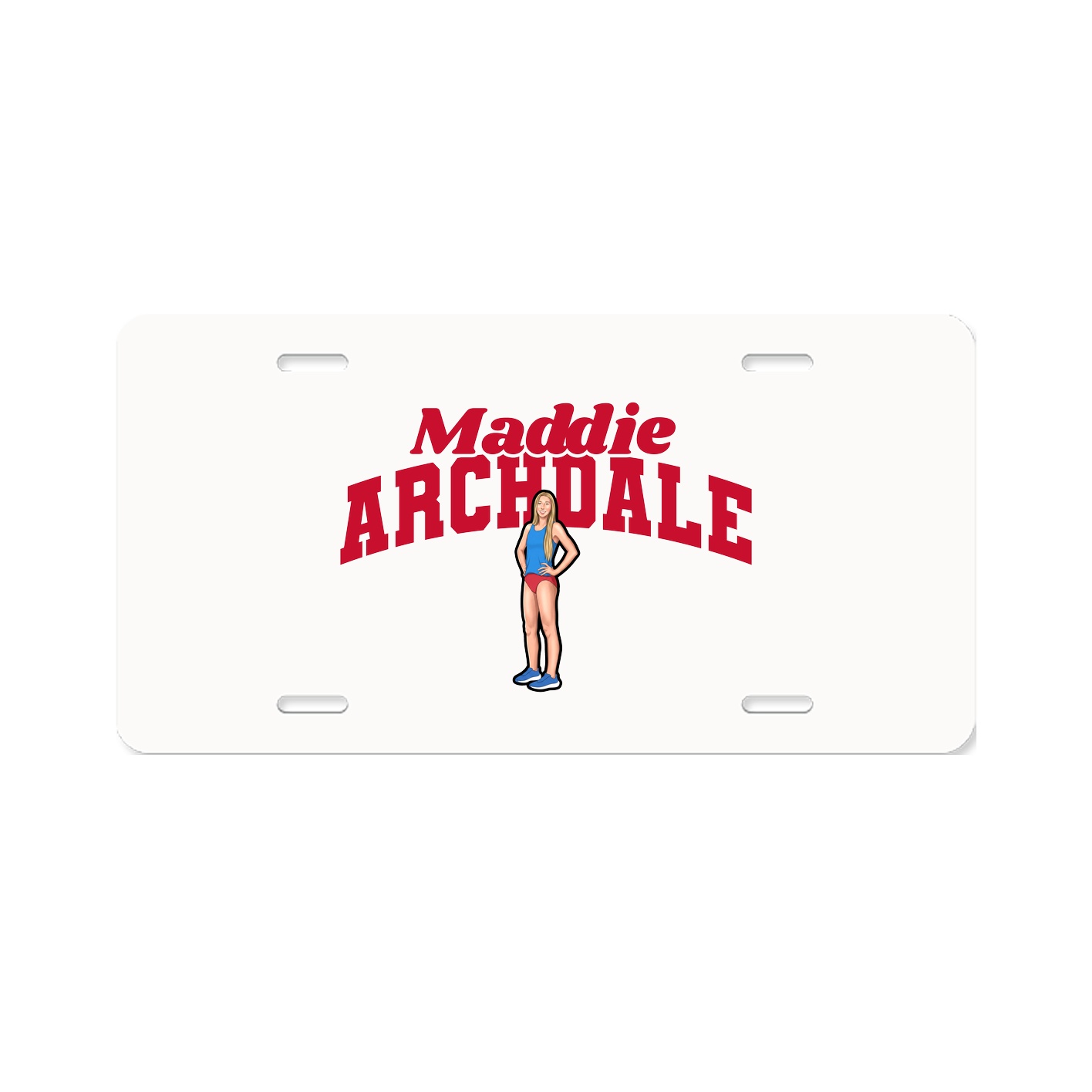 License Plate — Signature Arch in Classic