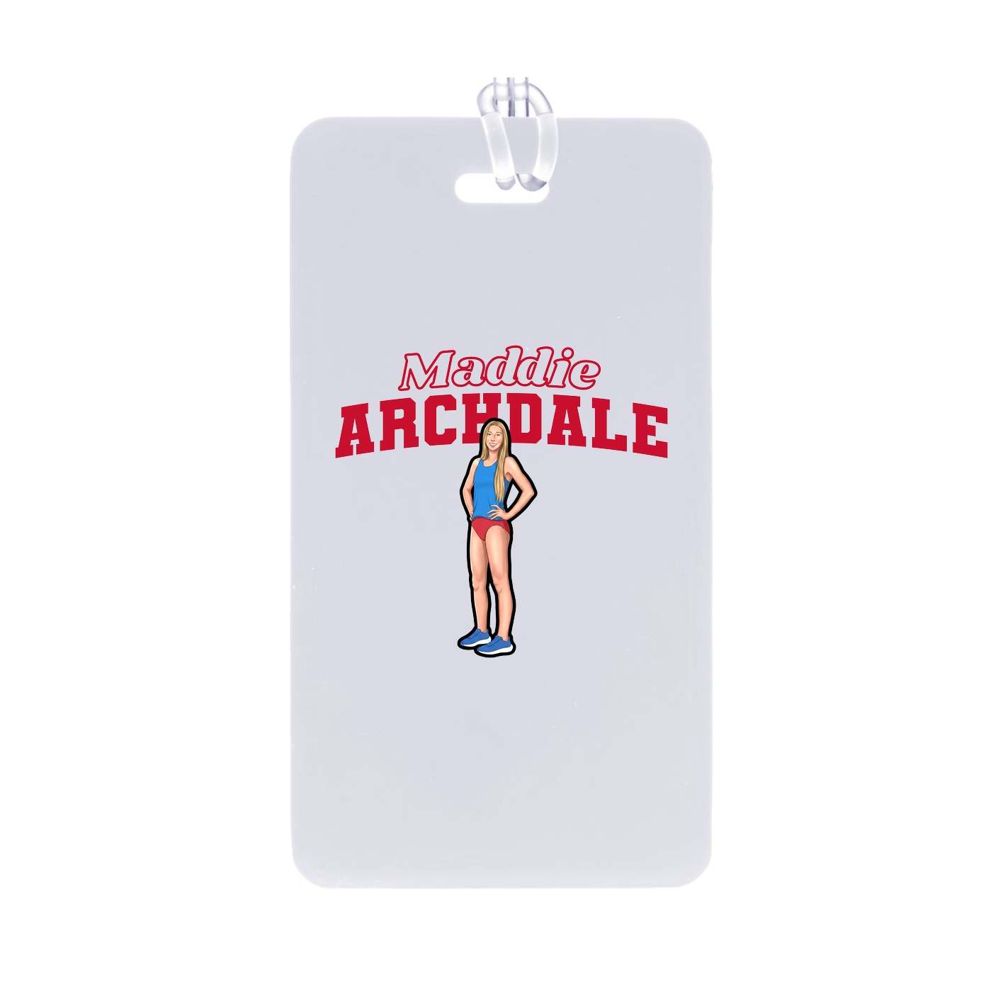 Bag Tag — Name Arch in Classic