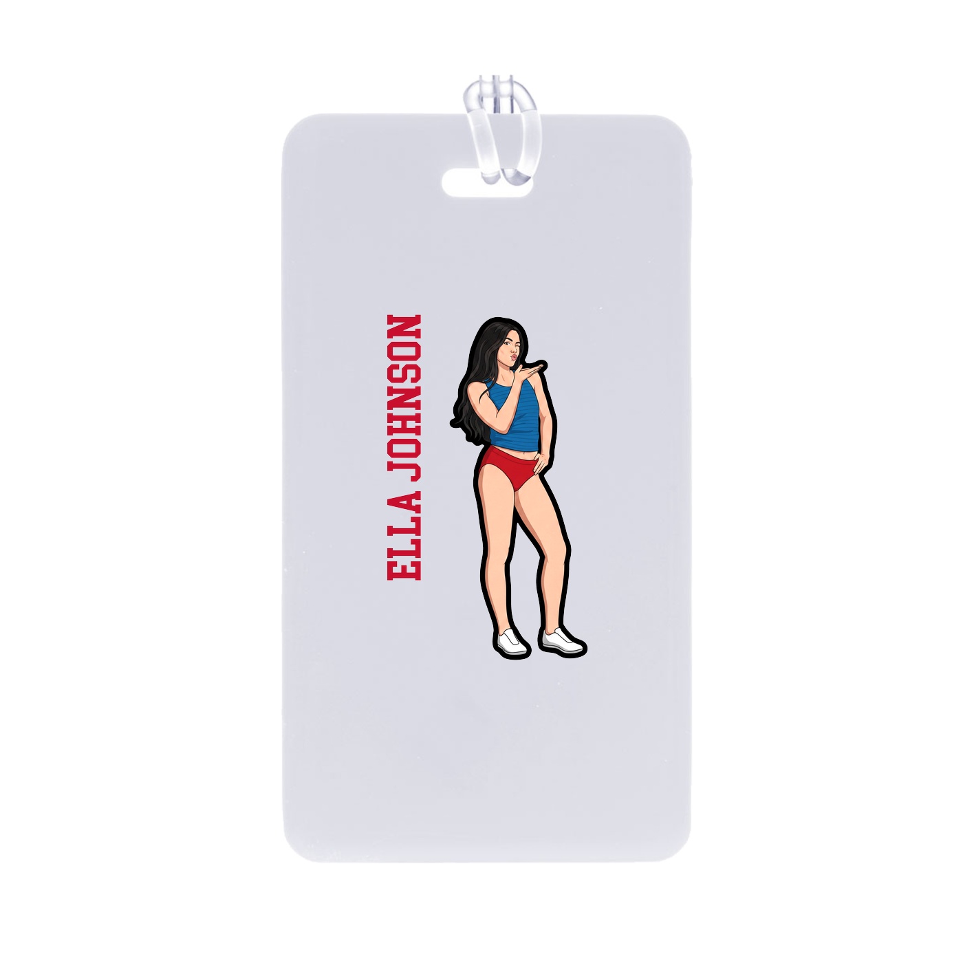 Bag Tag — Name Vertical in Classic