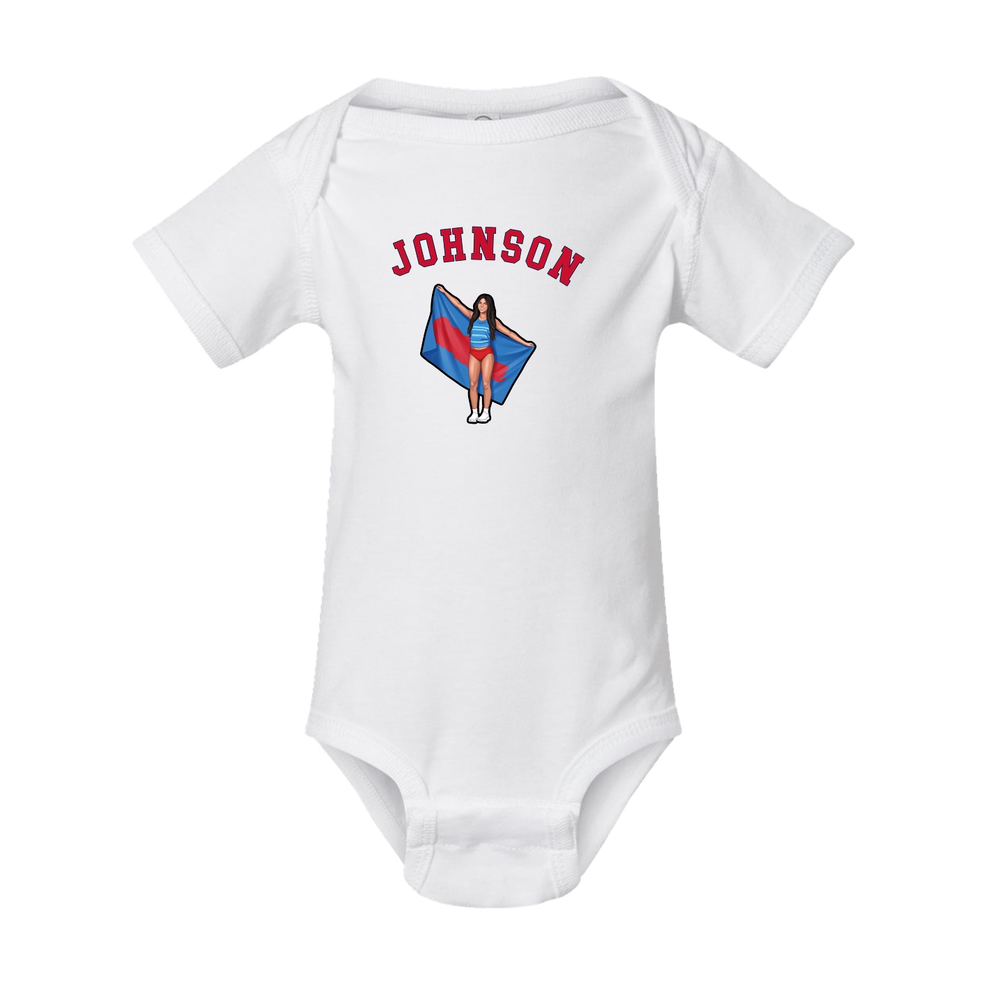 Baby Onesie — Shirsey Arch in White