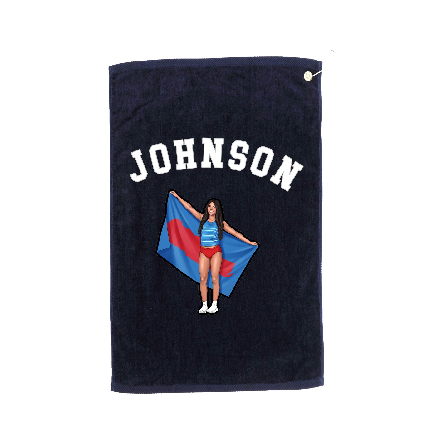 Golf Towel — Shirsey Arch in Navy