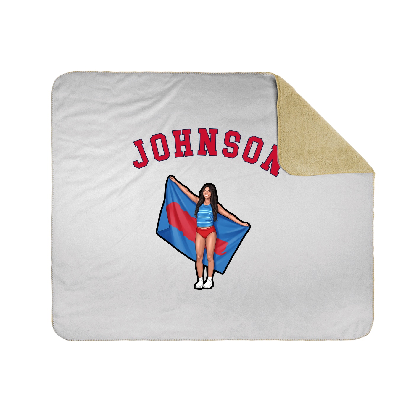 Throw Blanket — Shirsey Arch in White