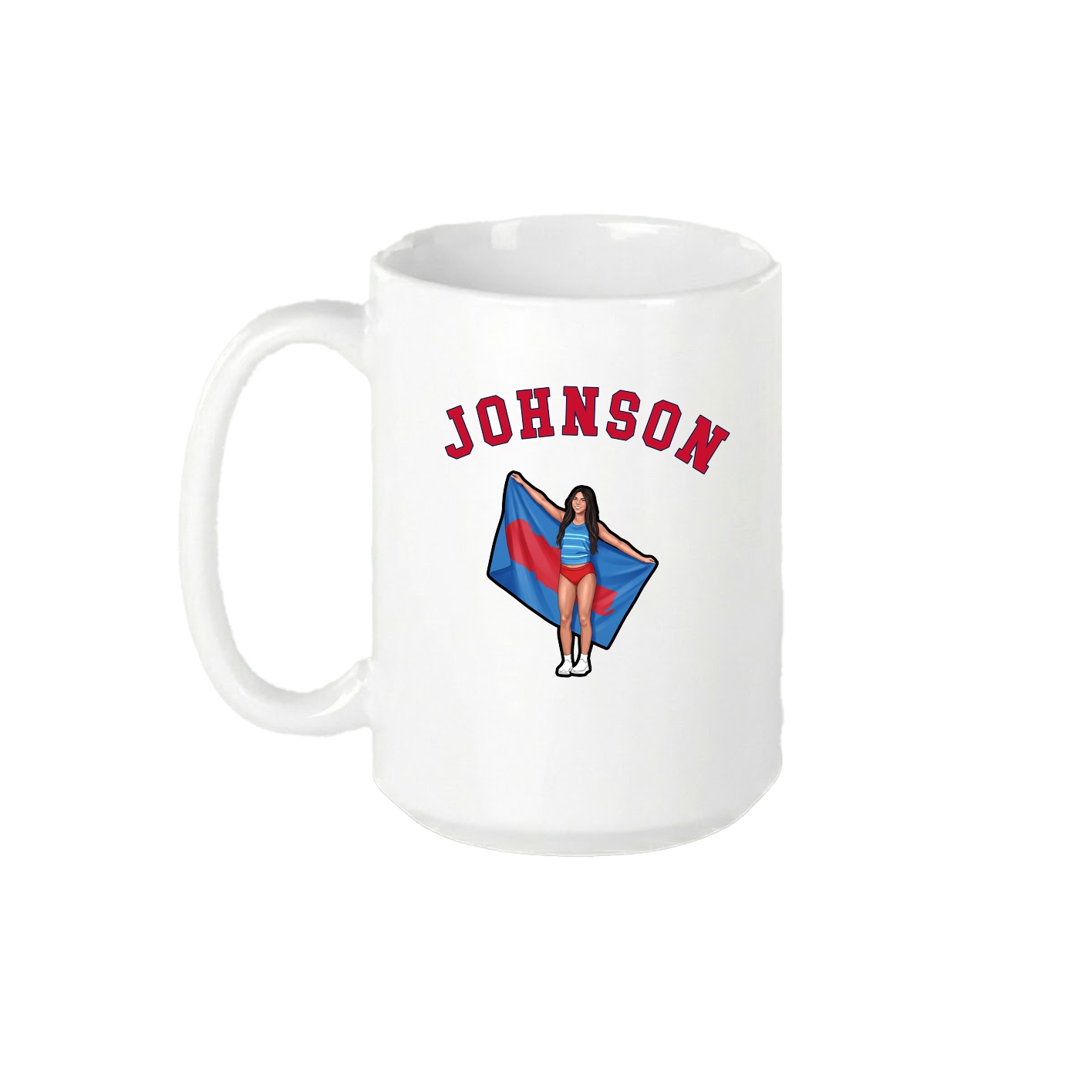 15oz Coffee Mug — Shirsey Arch in White
