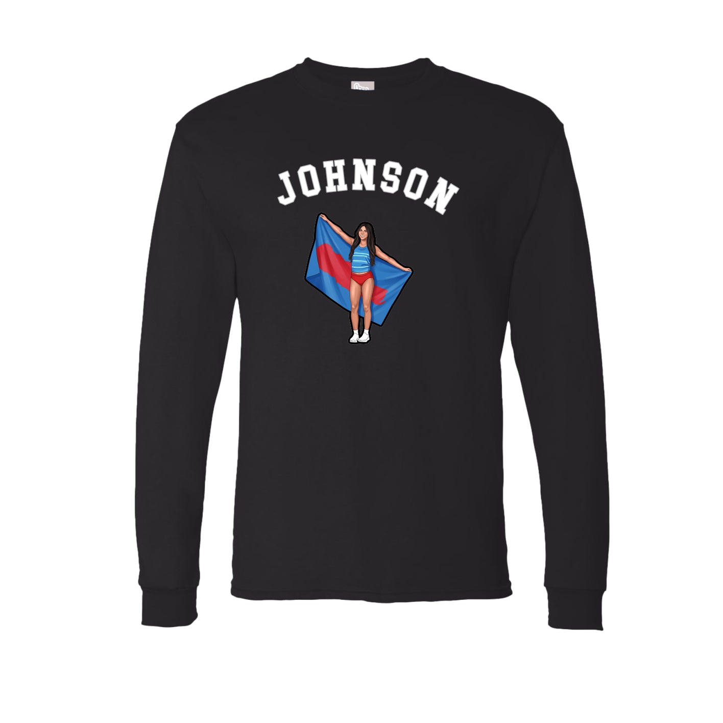 Long Sleeve Tee — Shirsey Arch in Black