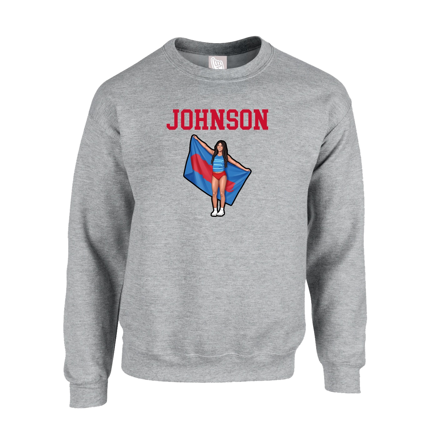 Fleece Crew — Shirsey in Grey
