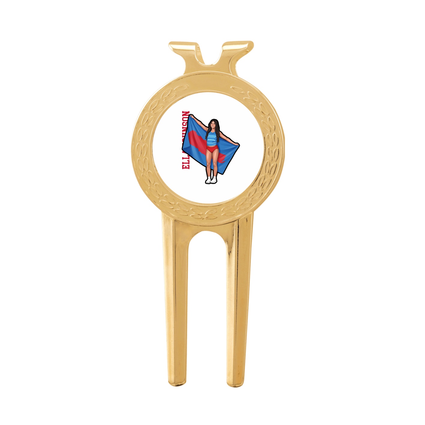 Divot Tool with Ball Marker — Name Vertical in Classic