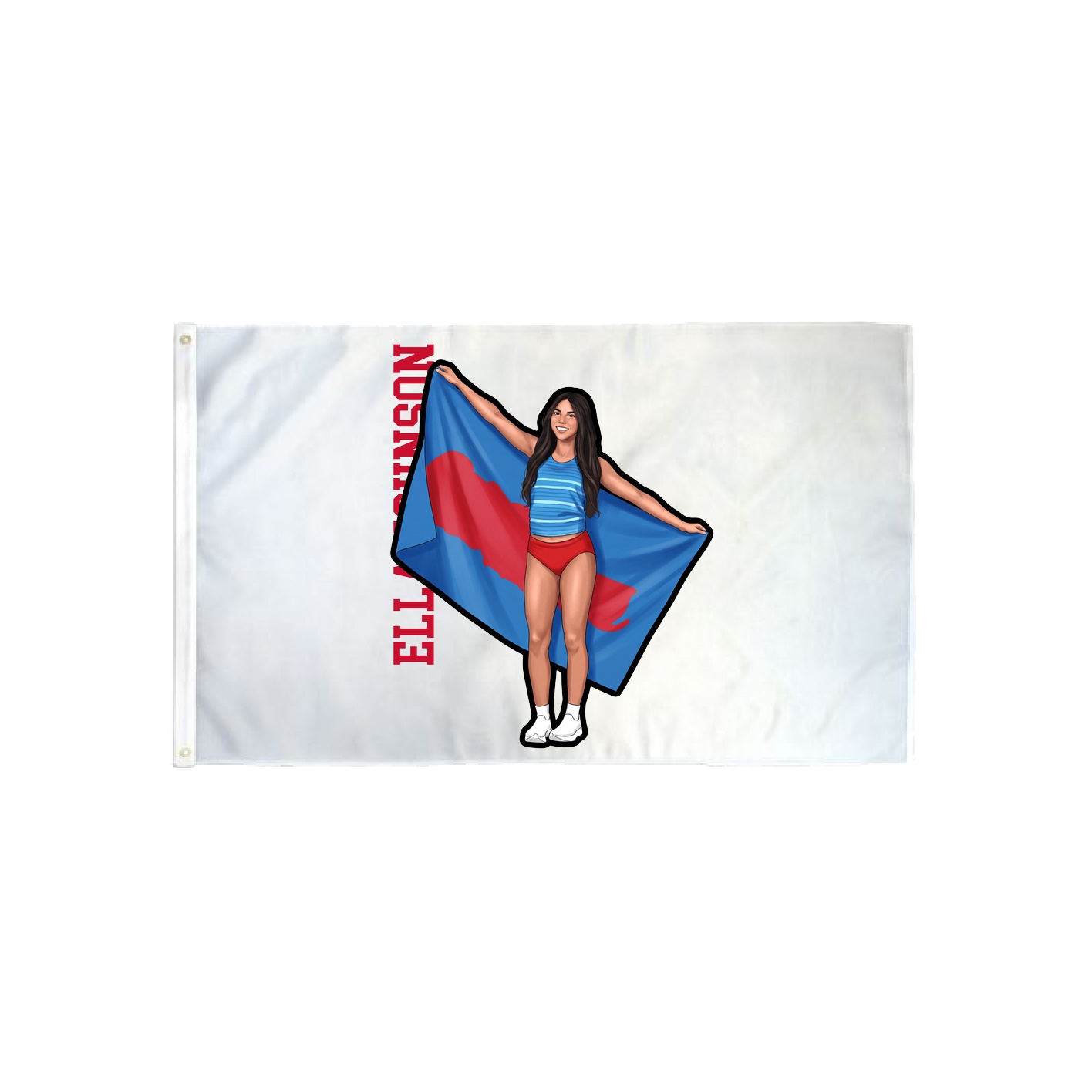3x5 Flag — Name Vertical in Classic