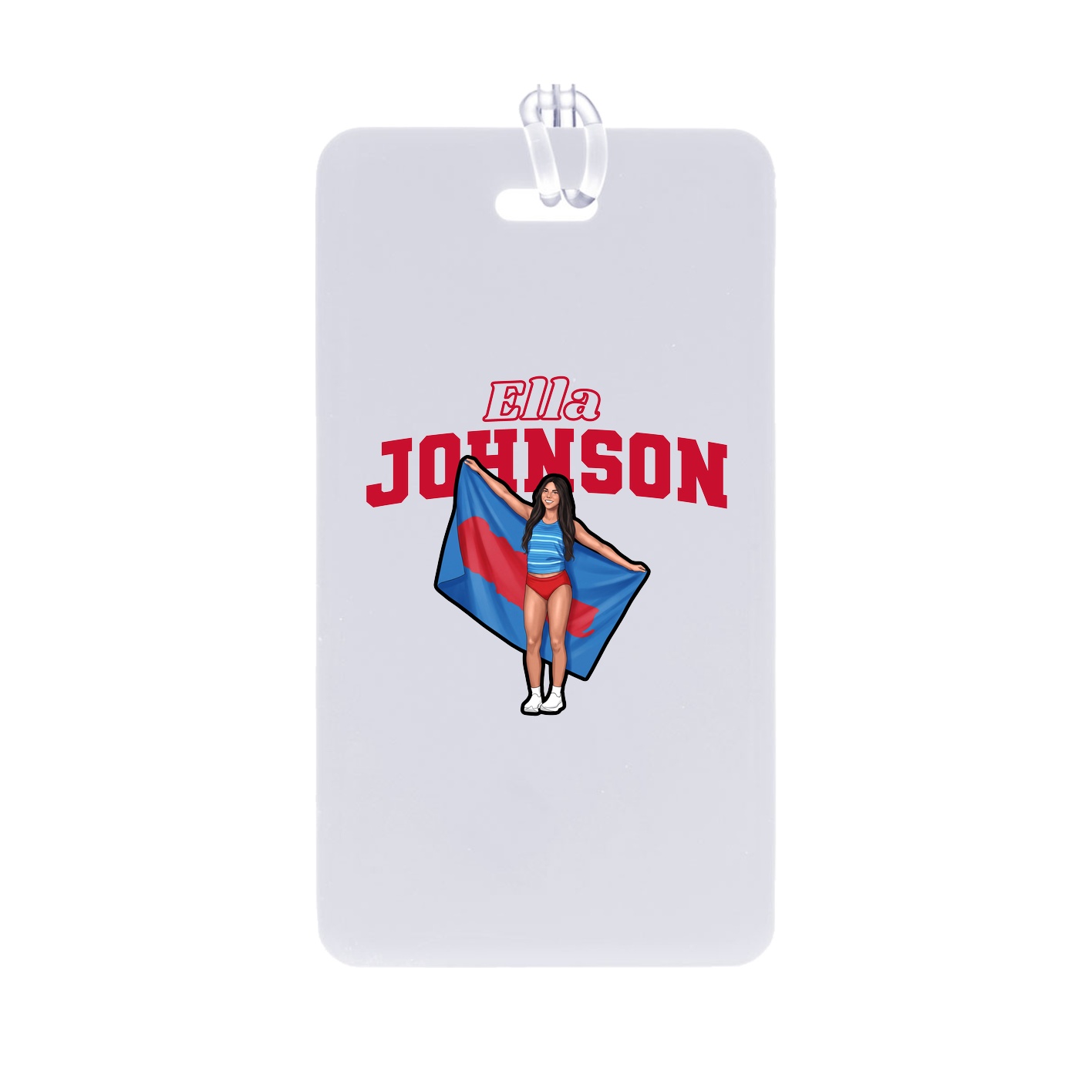 Bag Tag — Name Arch in Classic
