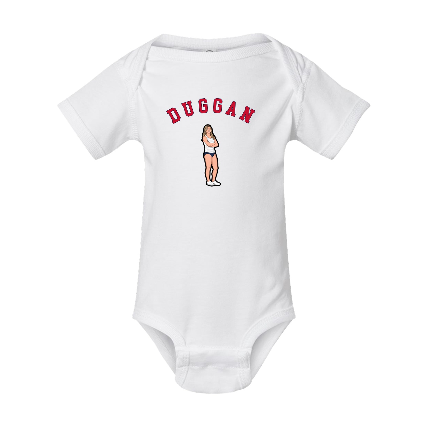 Baby Onesie — Shirsey Arch in White