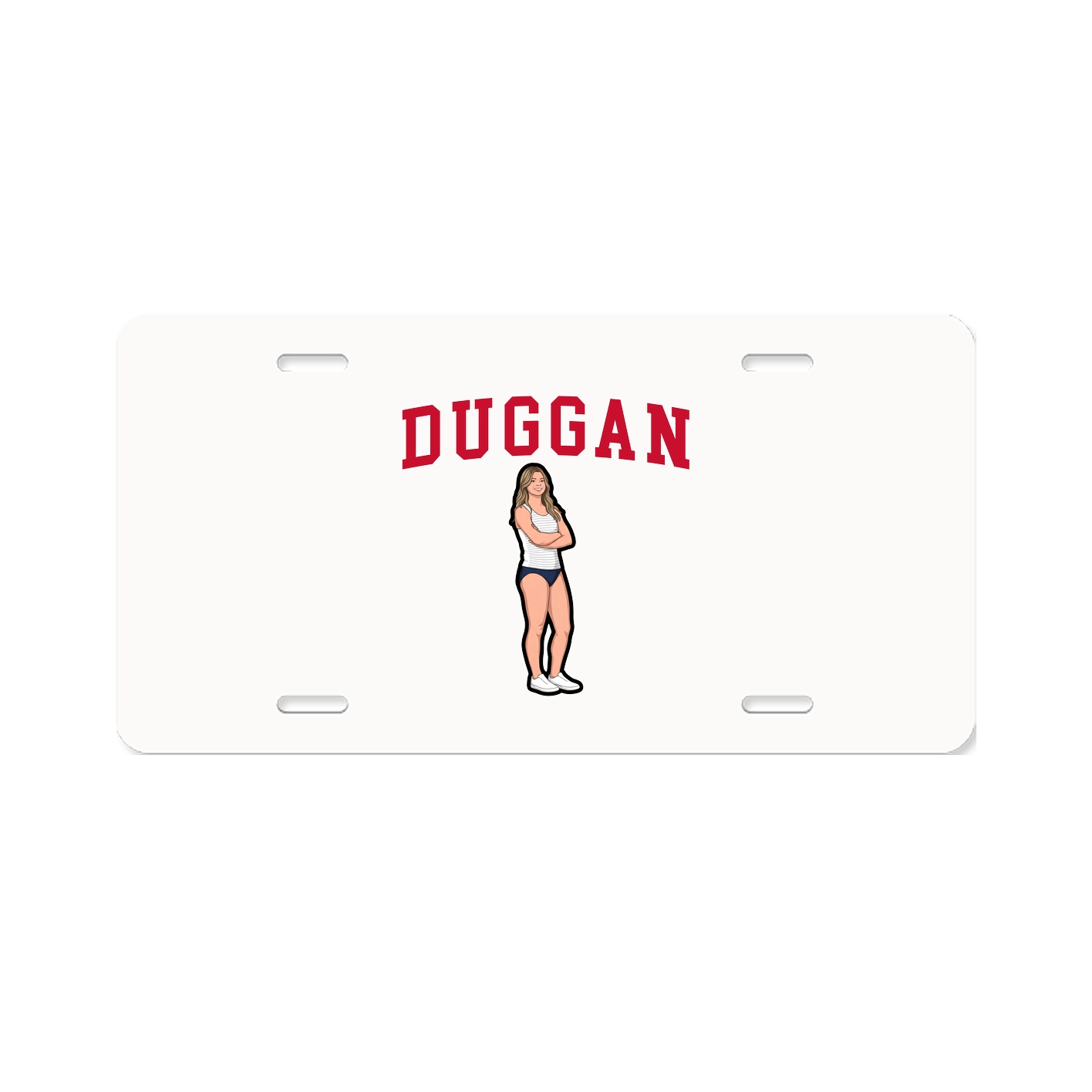 License Plate — Shirsey in Classic