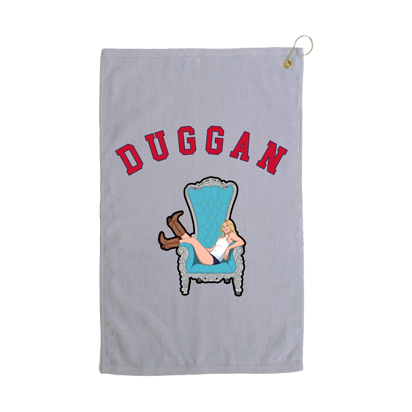 Golf Towel — Shirsey Arch in Grey
