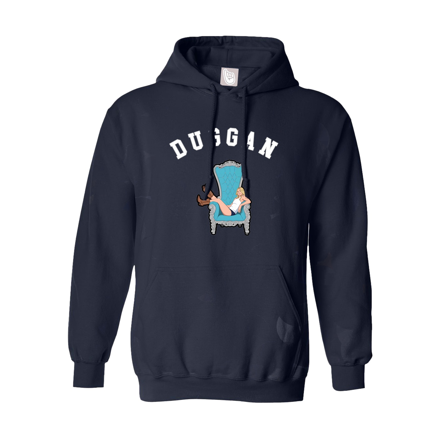 Youth Hoodie — Shirsey Arch in Navy