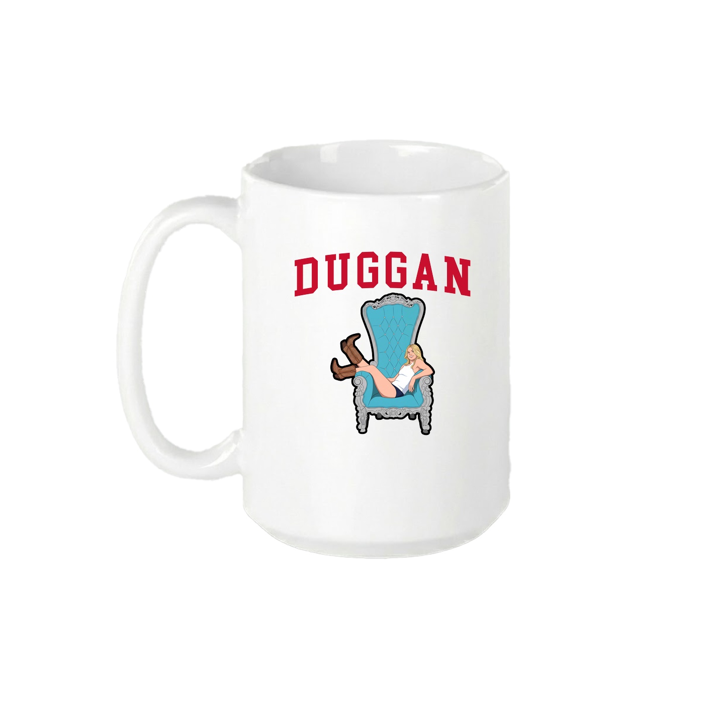 15oz Coffee Mug — Shirsey in White