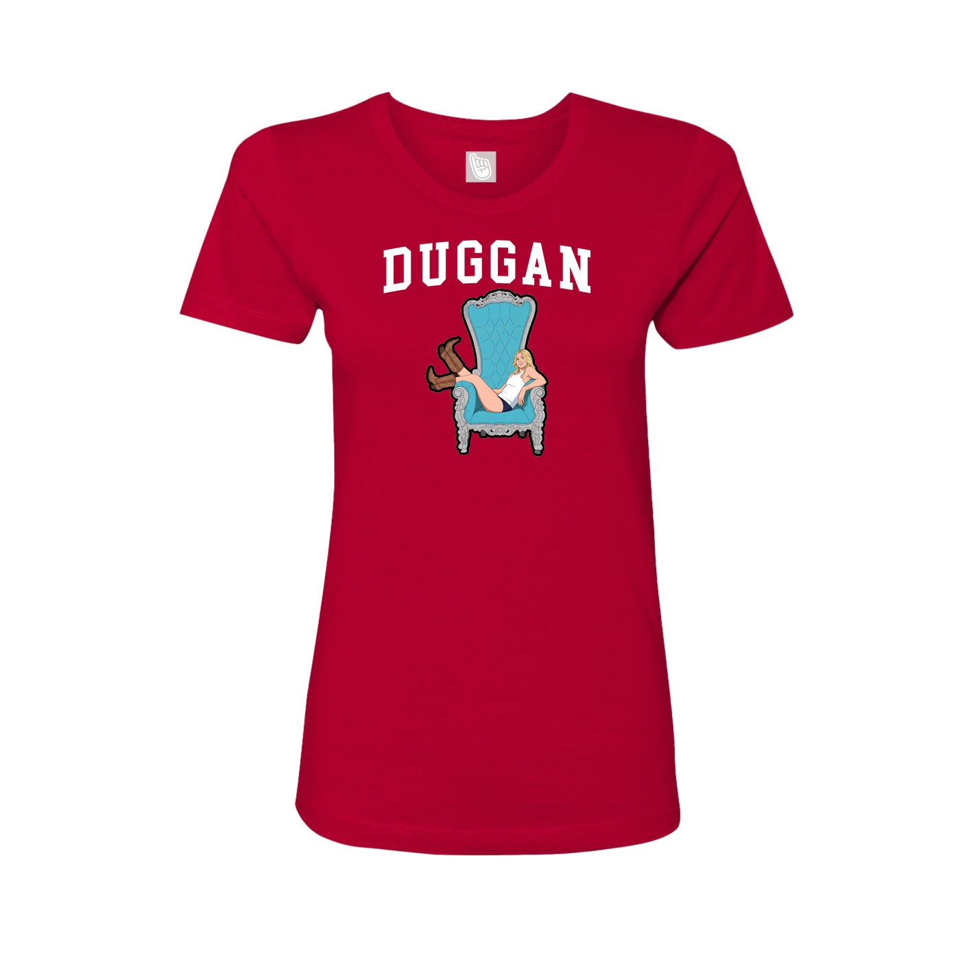 Fitted Women's Tee — Shirsey in Red