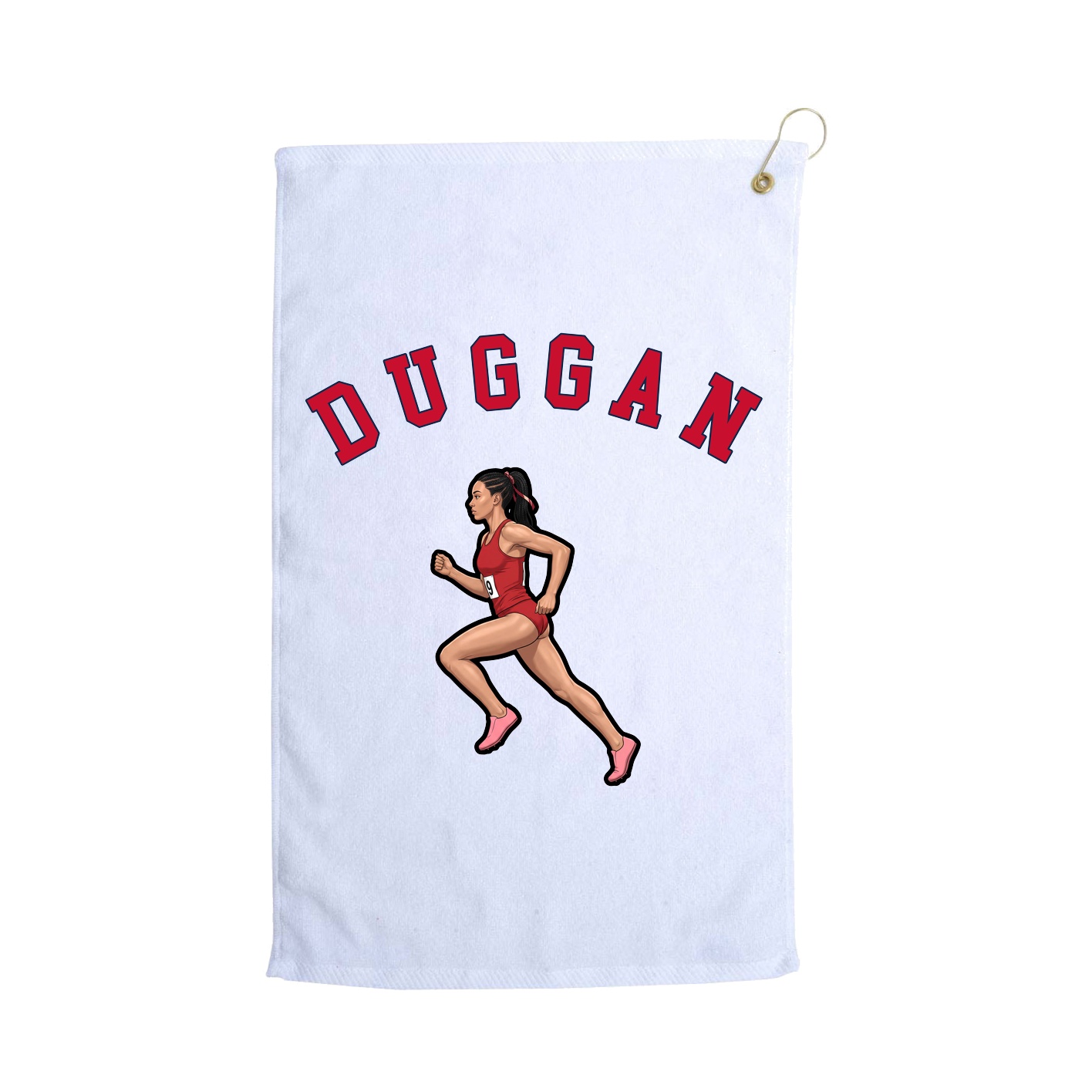 Golf Towel — Shirsey Arch in White