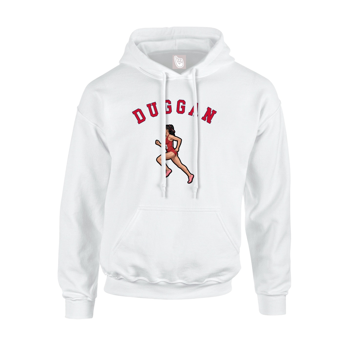 Youth Hoodie — Shirsey Arch in White