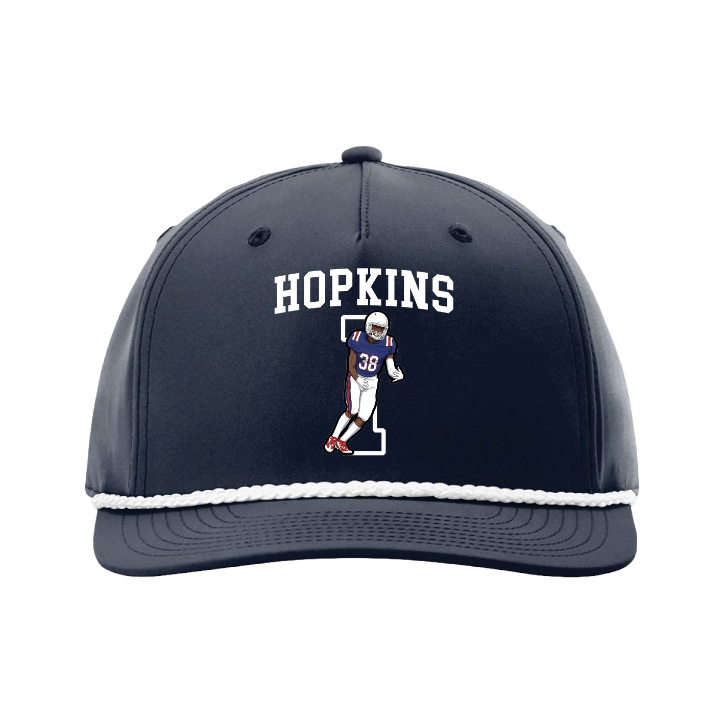 Five-Panel Classic Rope Cap — Shirsey in Navy