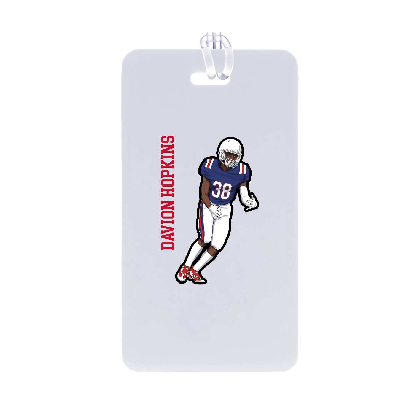 Bag Tag — Name Vertical in Classic
