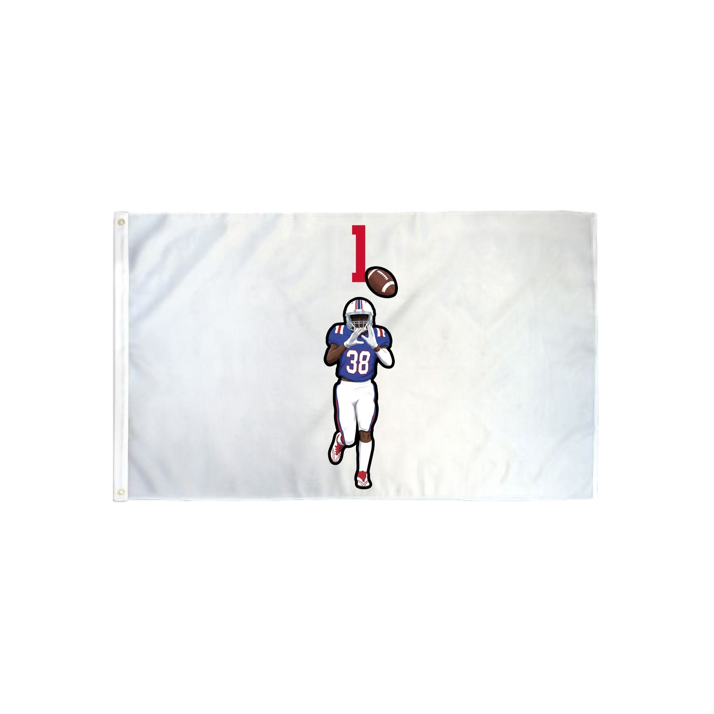 3x5 Flag — Number Top in Classic