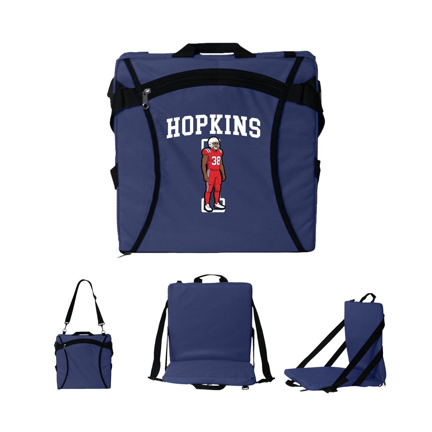 Folding Stadium Seat — Shirsey in Navy