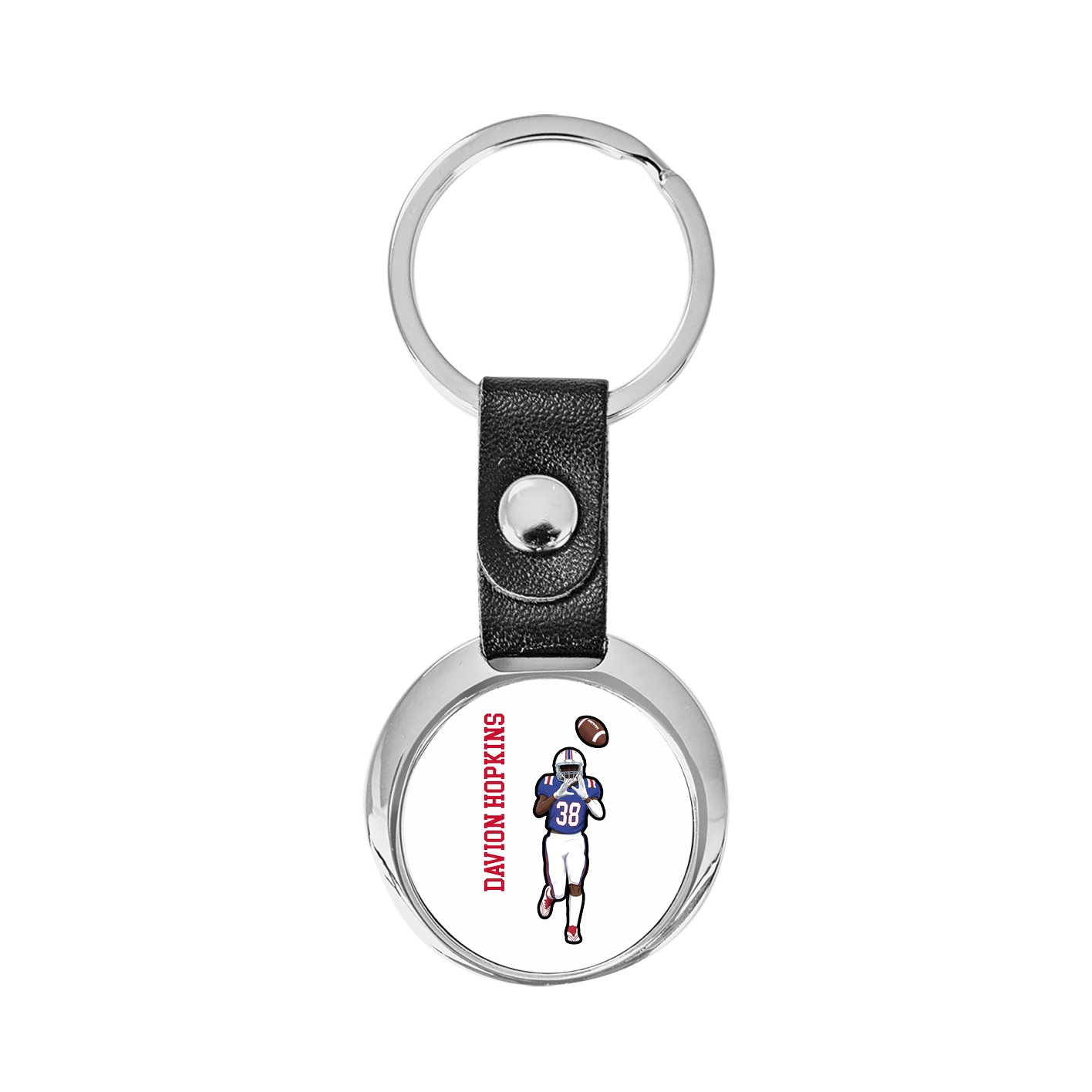 Key Chain — Name Vertical in Classic