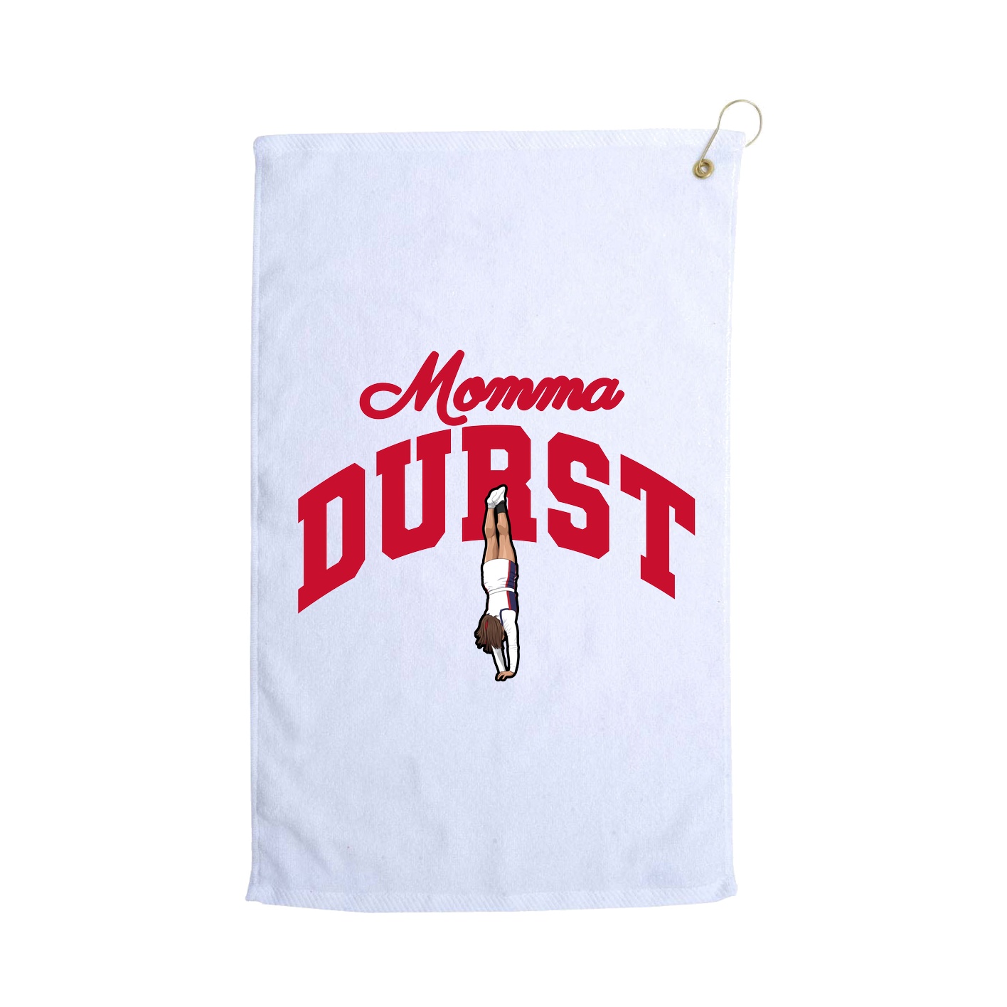 Golf Towel — Mothers Day Arch in White