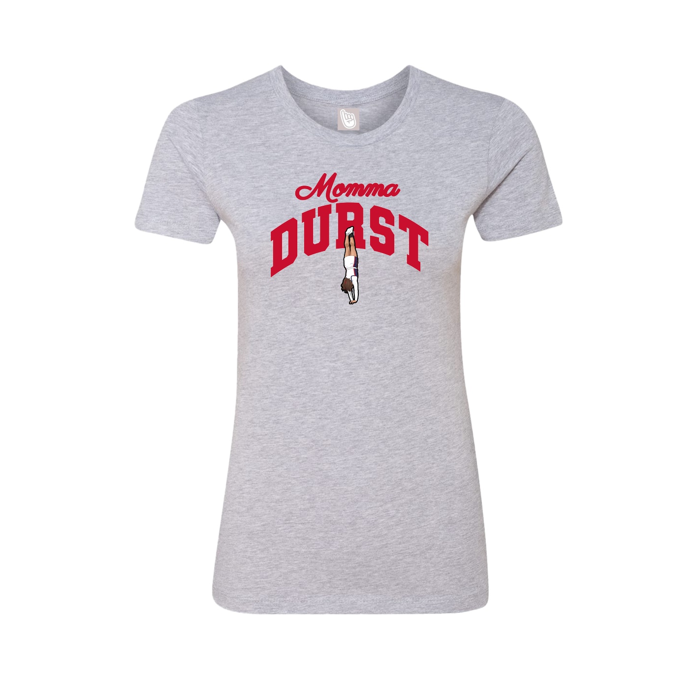 Womens Tee — Mothers Day Arch in Grey