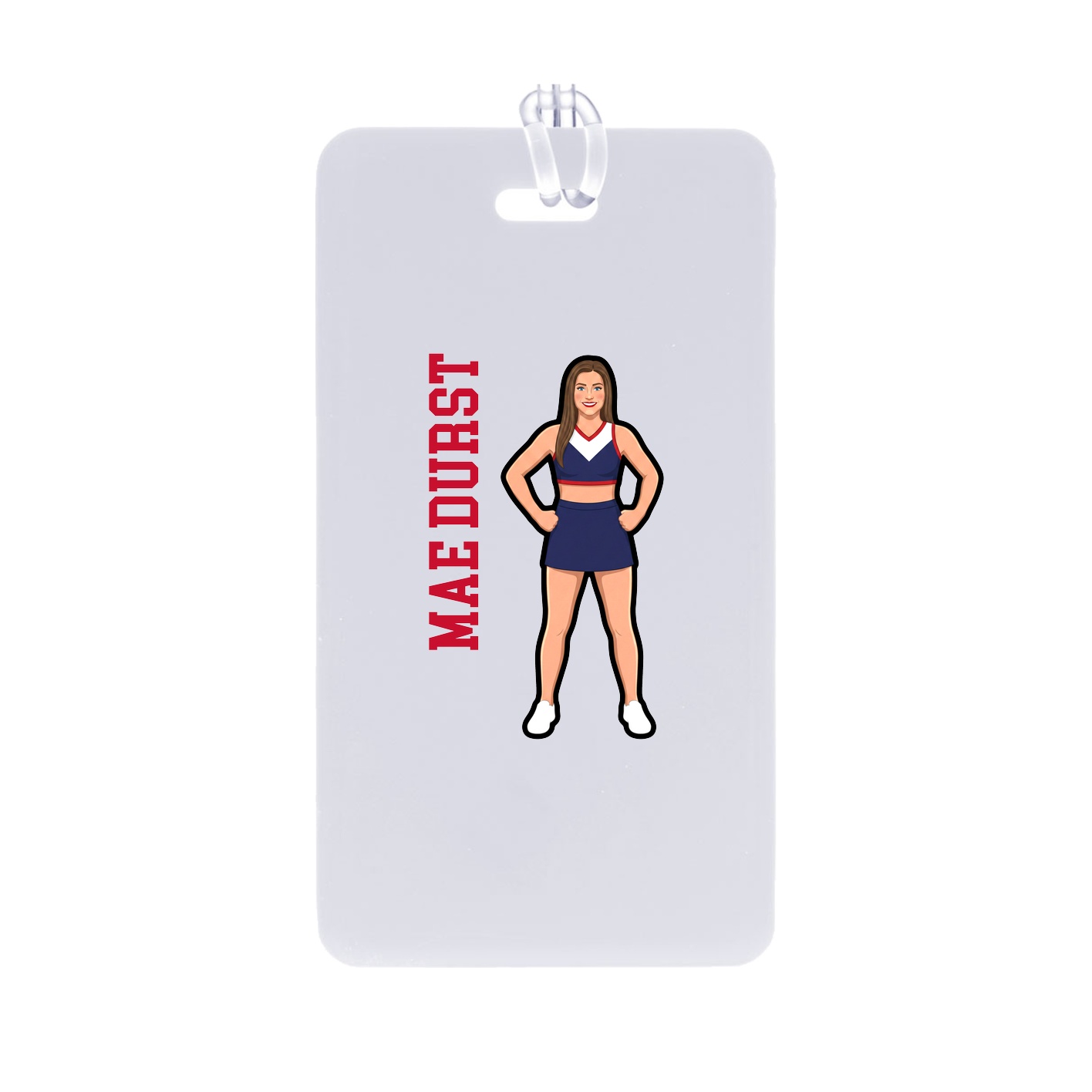 Bag Tag — Name Vertical in Classic