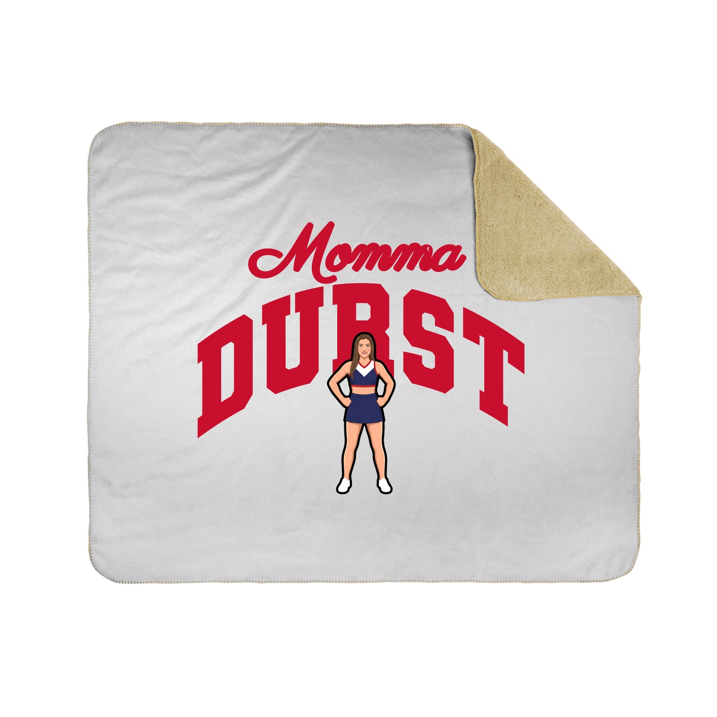 Throw Blanket — Mothers Day Arch in White