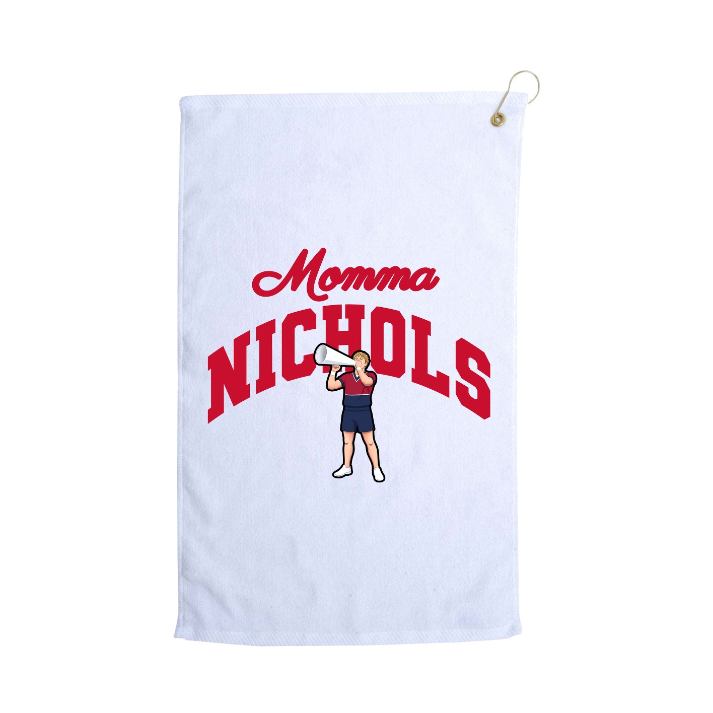 Golf Towel — Mothers Day Arch in White