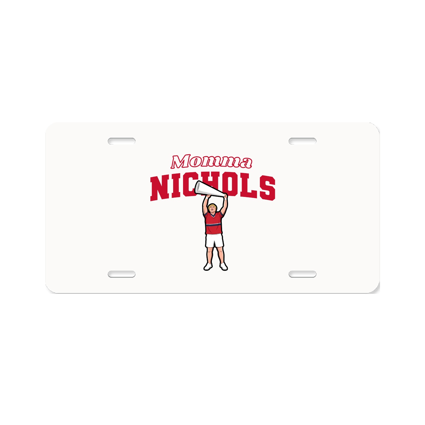 License Plate — Mothers Day Block in Classic