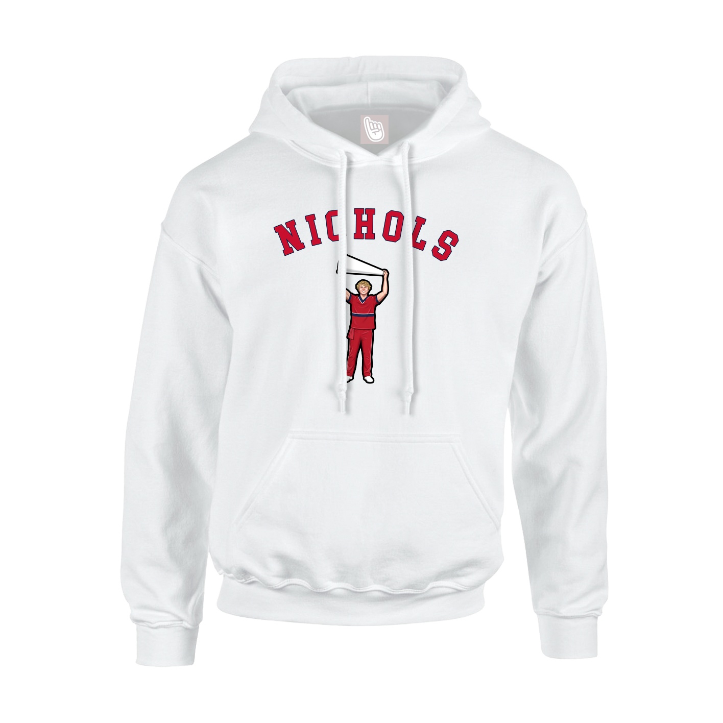 Hoodie — Shirsey Arch in White