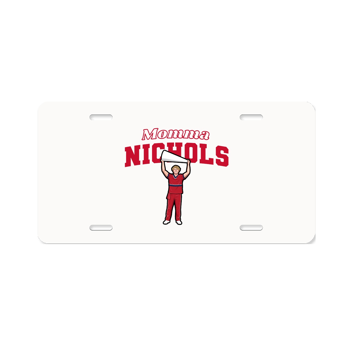 License Plate — Mothers Day Block in Classic
