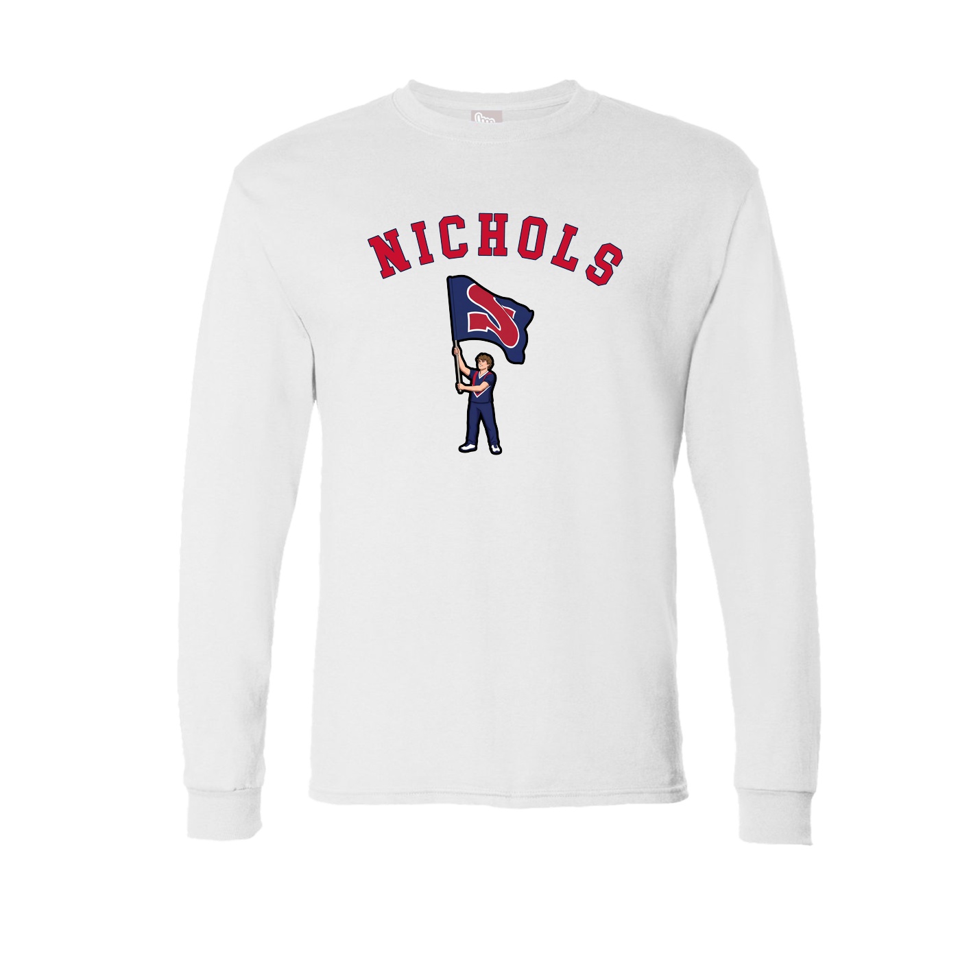 Long Sleeve Tee — Shirsey Arch in White