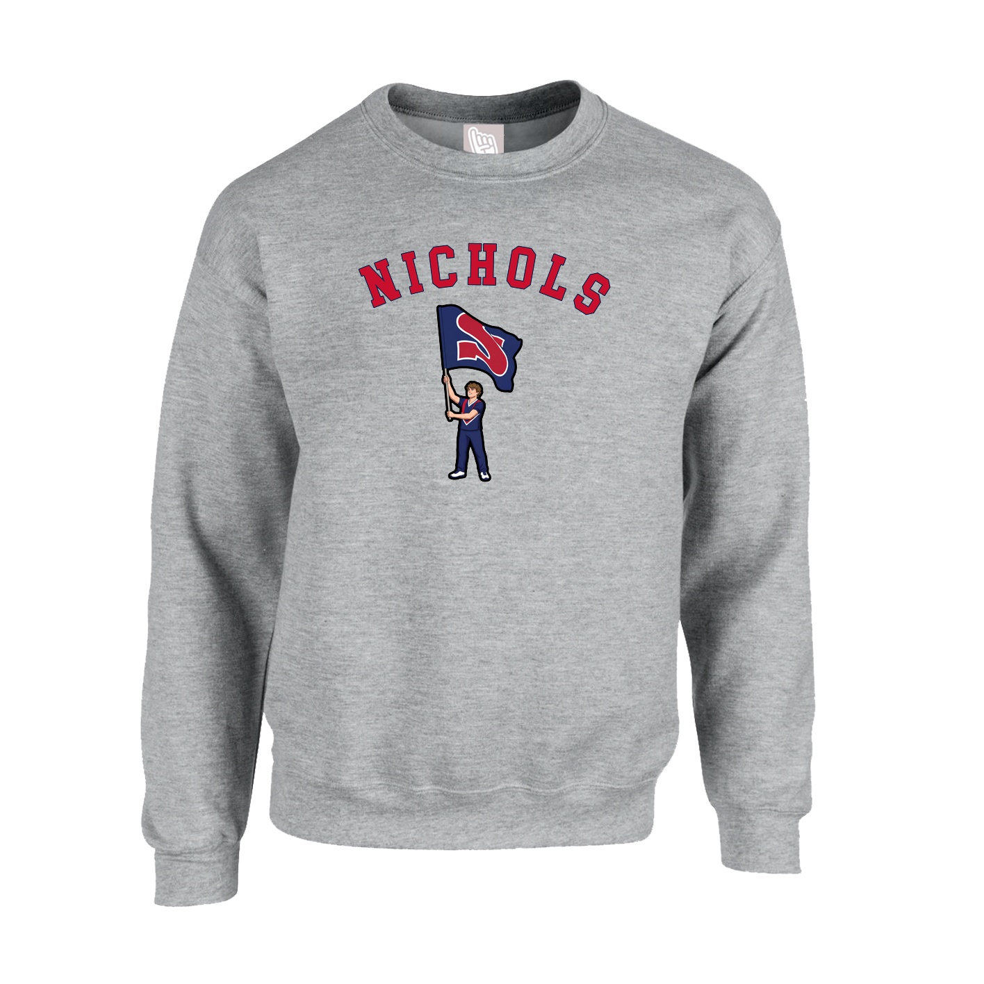 Fleece Crew — Shirsey Arch in Grey