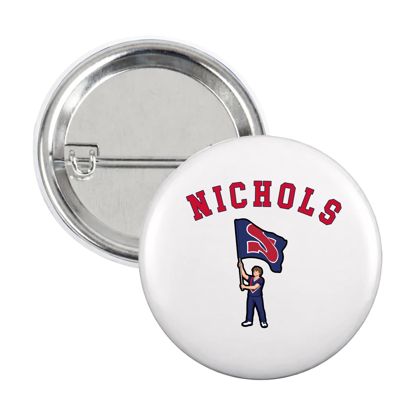 Game Day Button — Shirsey Arch in White